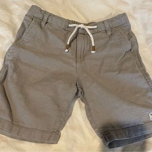 H&M Linen Look Cotton Boy’s Gray Shorts 4-5Y